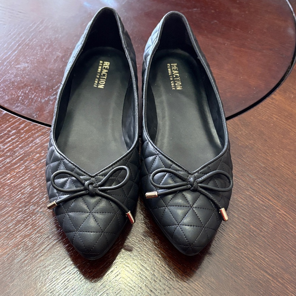 Kenneth Cole Reaction Black Quilted Loafers